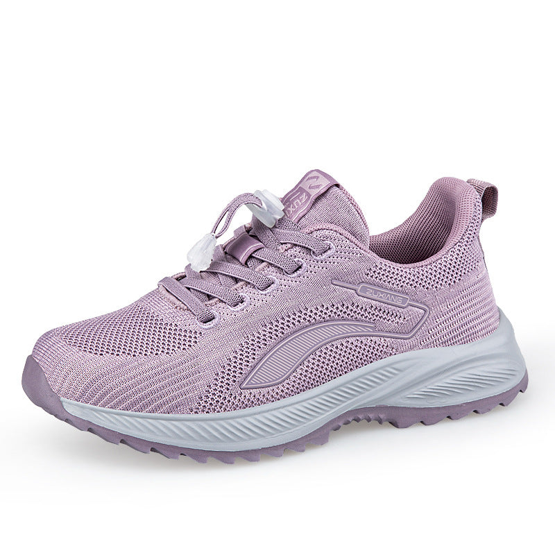 Damen Komfortable und atmungsaktive Laufschuhe mit elastischem Schnellschnürsystem R&B