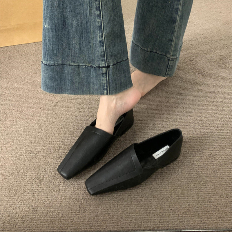Damen spitze Slippers aus Wildleder mit elegantem Design R&B