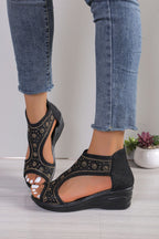 Damen elegante Plateau-Sandalen R&B