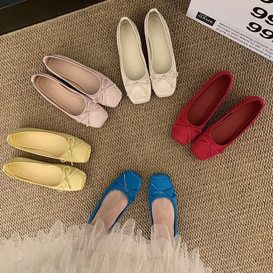 Damen Ballerina mit elegantem Schleifendetail R&B