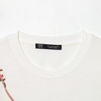 Damen T-Shirt mit feiner Stickerei und einzigartigen Drucken R&B