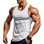 Herren atmungsaktives Fitness Tanktop mit Racerback-Schnitt R&B