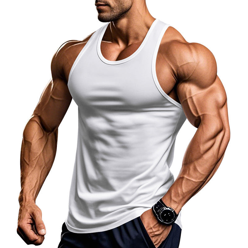 Herren atmungsaktives Fitness Tanktop mit Racerback-Schnitt R&B