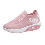 Damen Atmungsaktive Slip-On Sneakers mit dämpfendem Fußbett