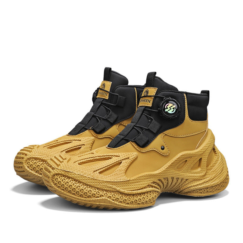 Damen stylische High-Top Sneakers mit dynamischem Sohlendesign R&B
