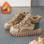Damen Sportliche High-Top Sneakers mit gefüttertem Innenbereich und rutschfester Sohle