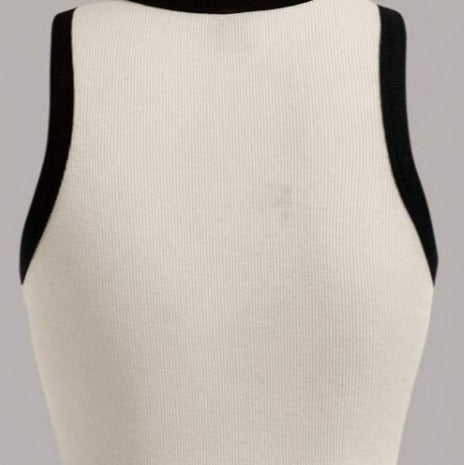 Damen Crop-Top mit kreativem Grafikdruck und sportlichem Design R&B