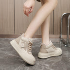 Damen Hohe Winter Sneakers mit kuscheligem Innenfutter und rutschfester Sohle R&B