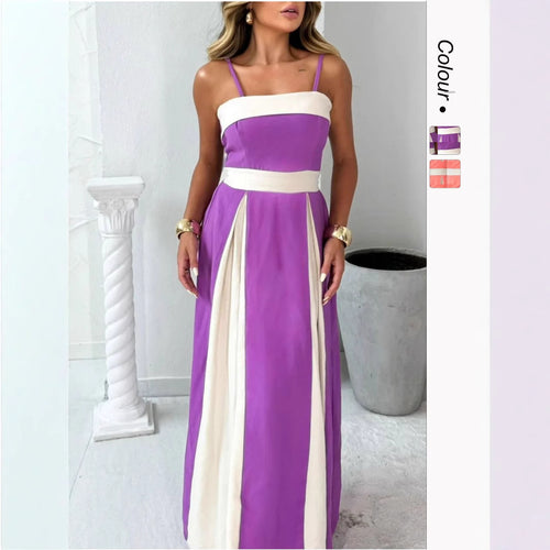 Damen Maxikleid mit eleganten Drapierungen R&B