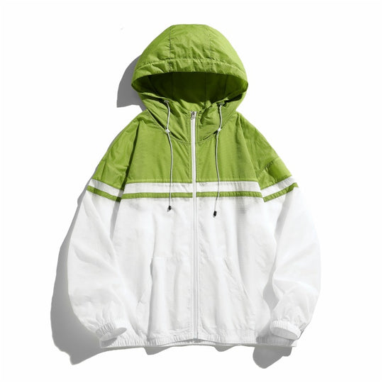 Damen funktionale Übergangsjacke mit verstellbarer Kapuze und atmungsaktiven Einsätzen R&B