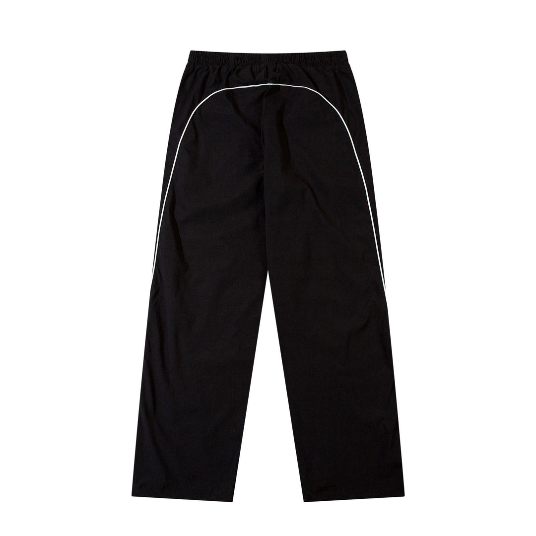 Herren nan sportliche Jogginghose mit elastischem Bund, seitlichen Kontrastpaspeln und geradem Schnitt R&B