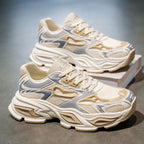 Damen Sportliche Sneakers mit atmungsaktivem Mesh-Obermaterial und stoßdämpfendem Sohlenprofil
