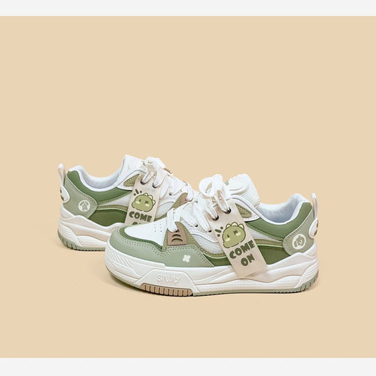 Damen sportliche Sneaker mit trendigem Design und atmungsaktivem Obermaterial R&B