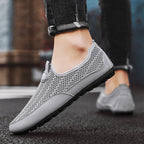 Damen Bequeme Slip-On Sneakers mit atmungsaktivem Mesh-Obermaterial R&B