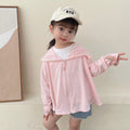 Unisex nan atmungsaktive Kinder-UV-Schutzjacke mit A-Linien-Schnitt, Kapuze und Daumenlöchern  R&B
