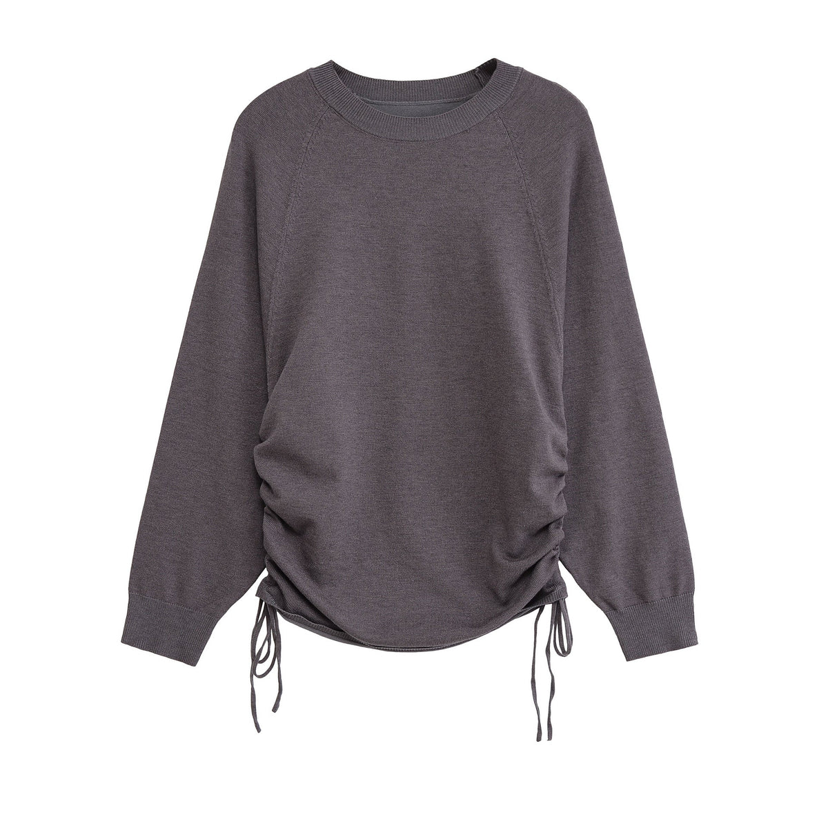 Damen Sportlicher Pullover mit seitlichen Schnürungen R&B