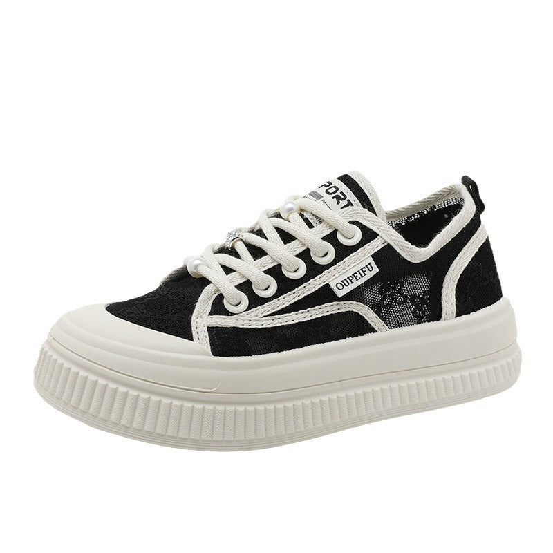 Damen modische Sneaker mit atmungsaktivem Obermaterial und rutschfester Sohle R&B