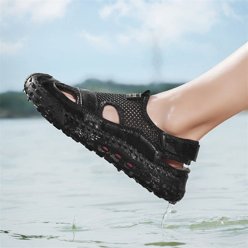 Damen ergonomische Outdoor-Sandalen mit atmungsaktivem Obermaterial R&B