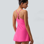 Damen Sportliches Tankini mit modischem Einsatz und Taschen R&B