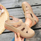 Damen Komfortable und luftige Sandalen mit geflochtenem Riemendesign R&B