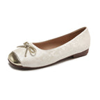 Damen Ballerinas mit elegantem Schleifen-Design und raffiniertem Metallverschluss R&B