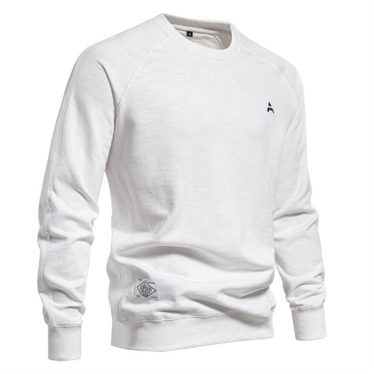 Herren Sweatshirt mit Raglanärmeln und hochwertiger Baumwolloberfläche R&B