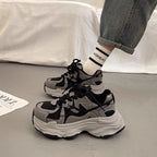Damen Chunky Sneakers mit atmungsaktiven Mesh-Elementen und dämpfender Sohle R&B
