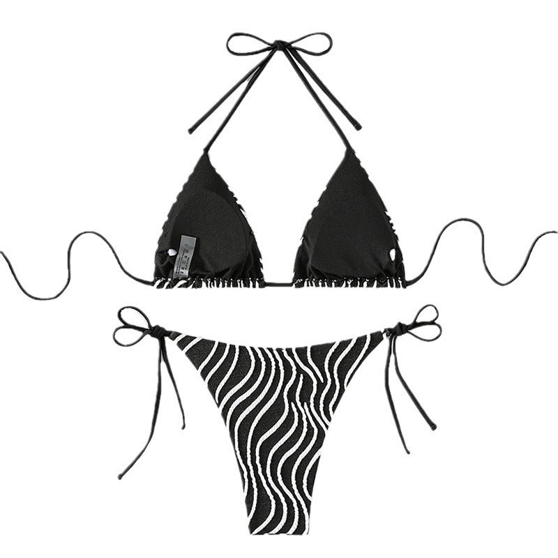 Damen Triangel-Bikini mit modischem ZR&Bra-Design R&B