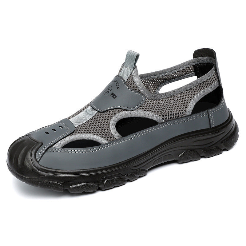 Damen Sportliche Outdoor-Sandalen mit atmungsaktivem Mesh-Obermaterial und rutschfester Sohle R&B