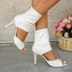 Damen Open-Toe High Heels R&B