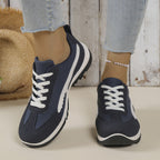 Damen sportliche Sneaker mit rutschfester Sohle und atmungsaktivem Obermaterial R&B