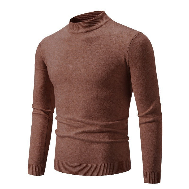 Herren Rollkragenpullover aus weichem Strickmaterial R&B