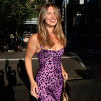 Damen Jumpsuit mit raffiniertem Schlangenhaut-Design und figurbetontem Schnitt R&B