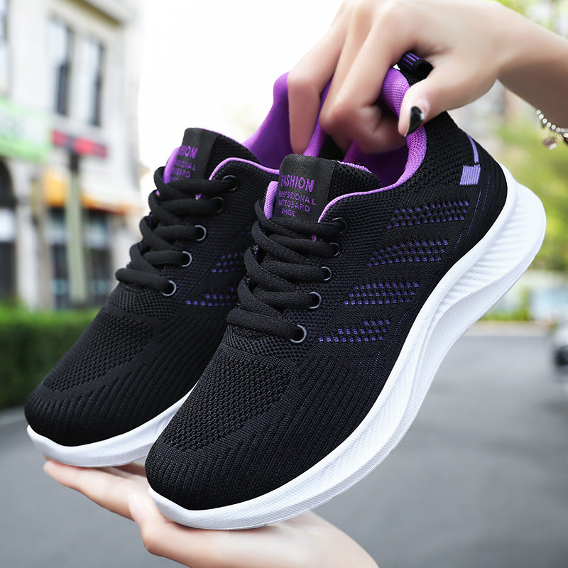 Damen Hochwertige Lauf- und Freizeitsneaker mit atmungsaktivem Mesh-Obermaterial R&B