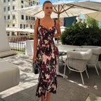 Damen Elegantes Maxikleid mit floralem Print und feminine Passform R&B