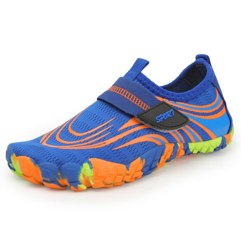 Damen Flexible Aquaschuhe mit rutschfester Sohle und praktischem Klettverschluss R&B