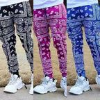 Herren Cargo-Jogginghose im extravaganten Paisley-Muster R&B