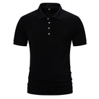 Herren modisches Kurzarm-Polohemd mit strukturiertem Design und hochwertigem Material