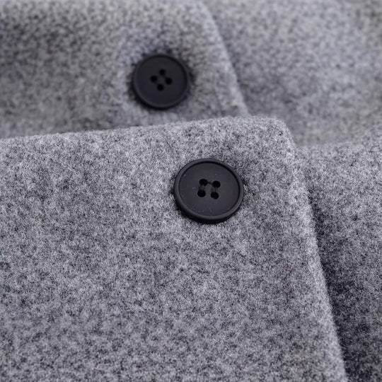 Damen eleganter Bouclé-Mantel R&B