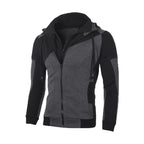 Herren funktionale Sportjacke mit hohem Kragen R&B