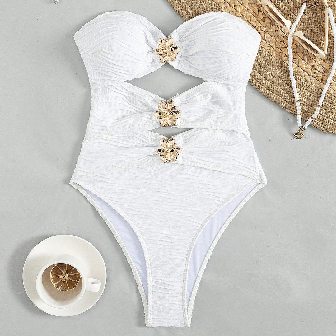 Damen Cut-Out Badeanzug mit raffiniertem Design R&B