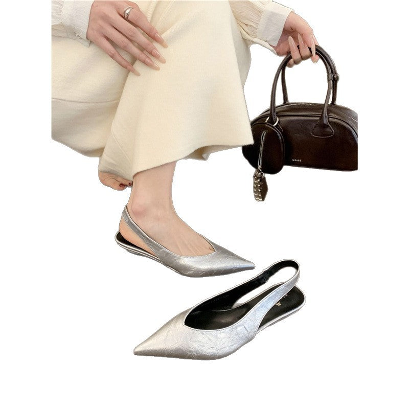 Damen Slingback Pumps mit eleganter spitz zulaufender Silhouette R&B