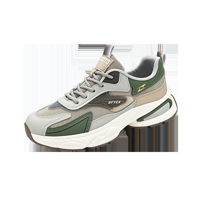 Damen Modische Chunky Sneakers mit atmungsaktiver Netzstruktur und dämpfender Sohle R&B