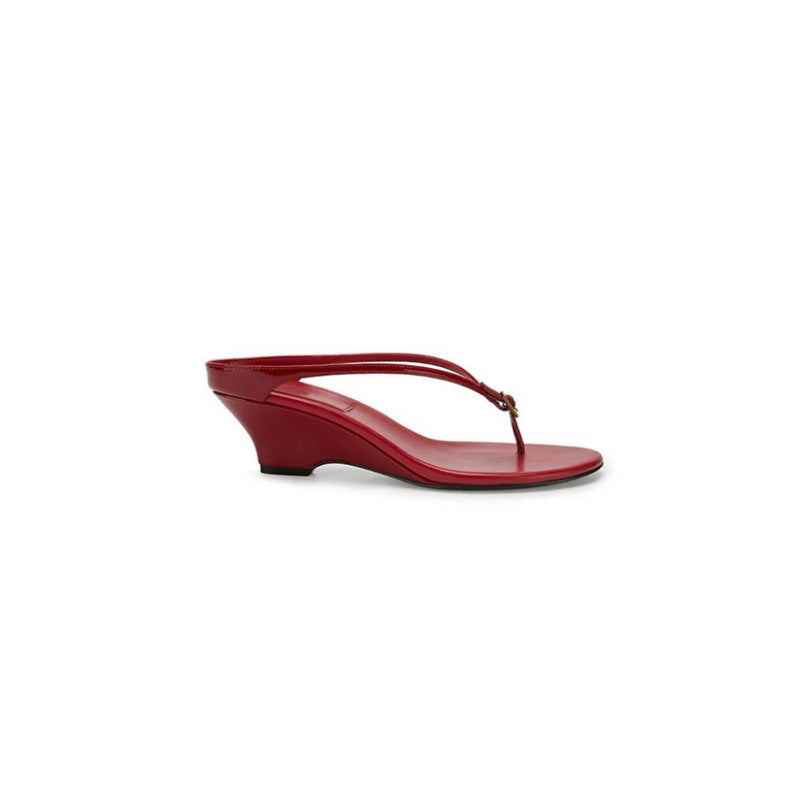 Damen elegante Zehentrenner Sandalen mit feinen Riemchen R&B
