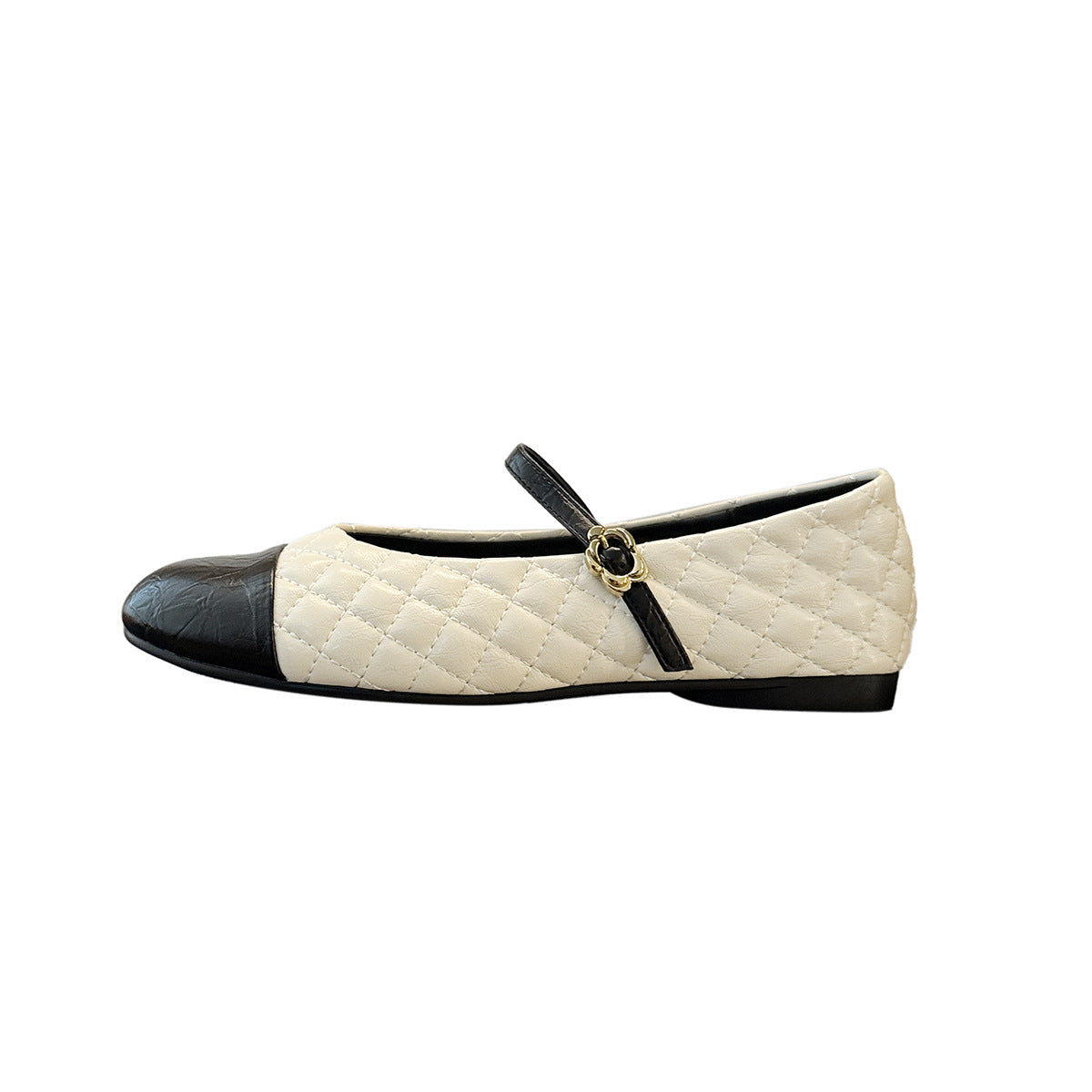 Damen Ballerinas mit elegantem Riemchen und modernem Steppmuster R&B