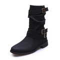 R&B | Stiefeletten mit Schnallenriemen Mehrere Riemen