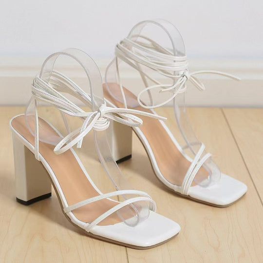 Damen Blockabsatz-Sandalen mit verstellbarem Riemendesign R&B