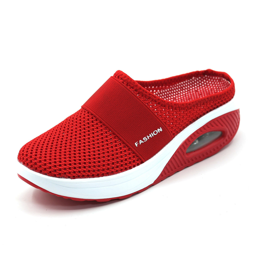 Damen Komfortable Clogs mit atmungsaktivem Mesh-Obermaterial und gepolsterter Sohle R&B