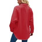Damen Denimjacke mit lässigem Schnitt und fransigen Details R&B