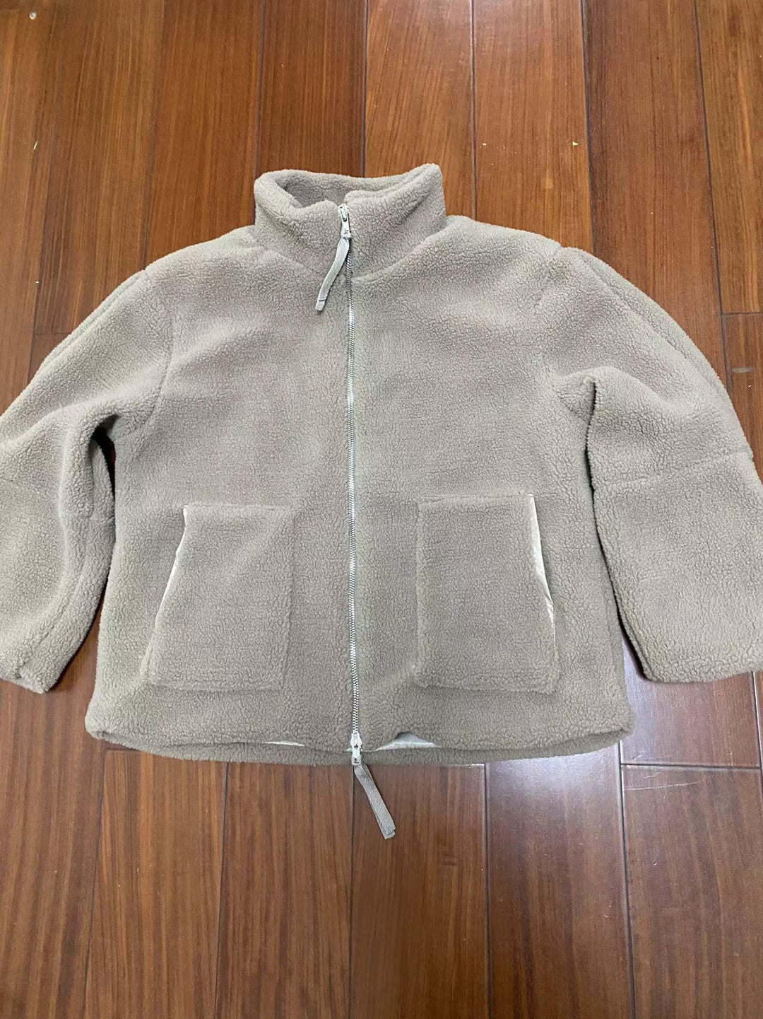 Damen Fleecejacke mit hohem Kragen und praktischen Taschen R&B